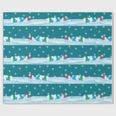 kerstpapier voor kinderen cadeaupapier (Vlak)