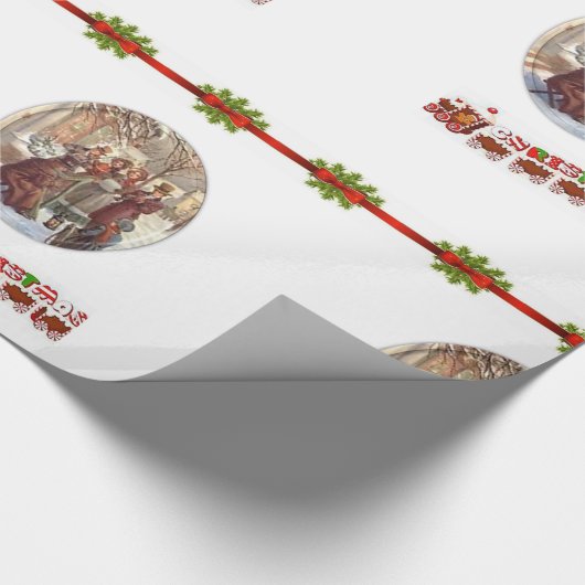 kerstpapier voor onmiddellijke verpakking cadeaupapier (Hoek)