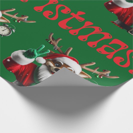 kerstpapier voor riffels cadeaupapier (Hoek)