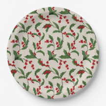 Kerstpapierbord