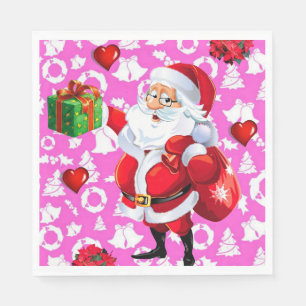 Kerstpapieren servetten, Sinterklaas Servet