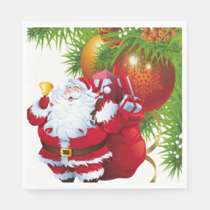 Kerstpapieren servetten, Sinterklaas Servet