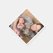 Kerstpapieren servetten voor de eerste kerst van e (Hoek)