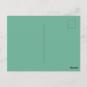 Kerstpapillon Briefkaart (Achterkant)