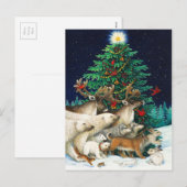 kerstparade feestdagenkaart (Voorkant / Achterkant)