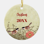  kerstparen Foto Ornament (Voorkant)