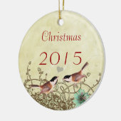  kerstparen Foto Ornament (Links)