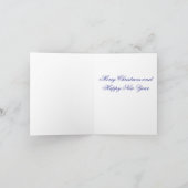 kerstpartner feestdagen kaart (Binnen)