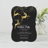 Kerstparty Kaart (Staand voorkant)