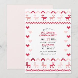 Kerstparty met Cane Cane Chic lelijke trui Kaart