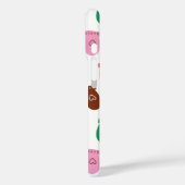 Kerstpastel Gezellige Winterhandschoenen Case-Mate iPhone Case (Achterkant / Links)