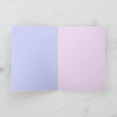 kerstpastels feestdagen kaart (Binnen)