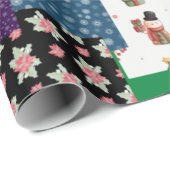 kerstpatchwork, gemengde kleur cadeaupapier (Rol Hoek)