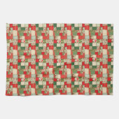 kerstpatchwork theedoek (Horizontaal)