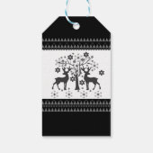 kerstpatronen cadeaulabel (Achterkant)