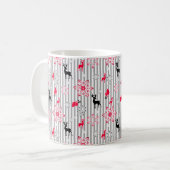 kerstpatronen koffiemok (Voorkant links)