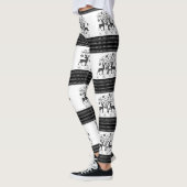 kerstpatronen leggings (Links)