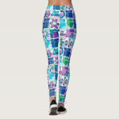 kerstpatronen leggings (Achterkant)