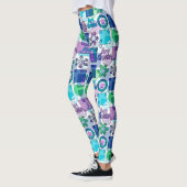 kerstpatronen leggings (Links)