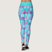 kerstpatronen leggings (Achterkant)