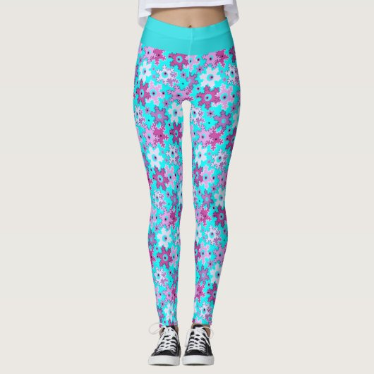kerstpatronen leggings (Voorkant)