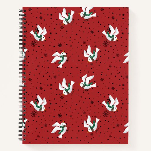 kerstpatronen notitieboek (Voorkant)