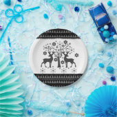 kerstpatronen papieren bordje (Feest)