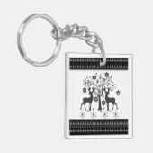 kerstpatronen sleutelhanger (Voorkant Links)