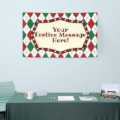 kerstpatronen spandoek (Beurs)