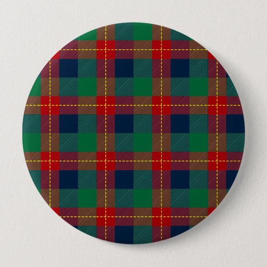 Kerstpatroon 105 ronde button 4,0 cm (Voorkant)