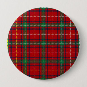 Kerstpatroon 111 ronde button 4,0 cm
