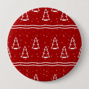 Kerstpatroon 116 ronde button 4,0 cm