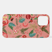 Kerstpatroon 2 iPhone hoesje (Achterkant horizontaal)