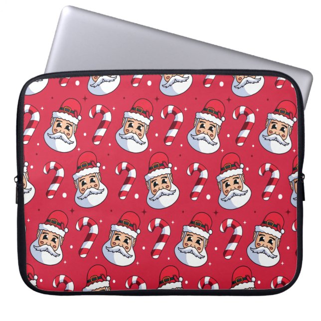 Kerstpatroon 89 laptop sleeve (Voorkant)