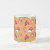 Kerstpatroon 90 matglas koffiemok (Voorkant rechts)