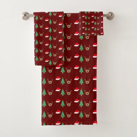 kerstpatroon bad handdoek (Insitu)
