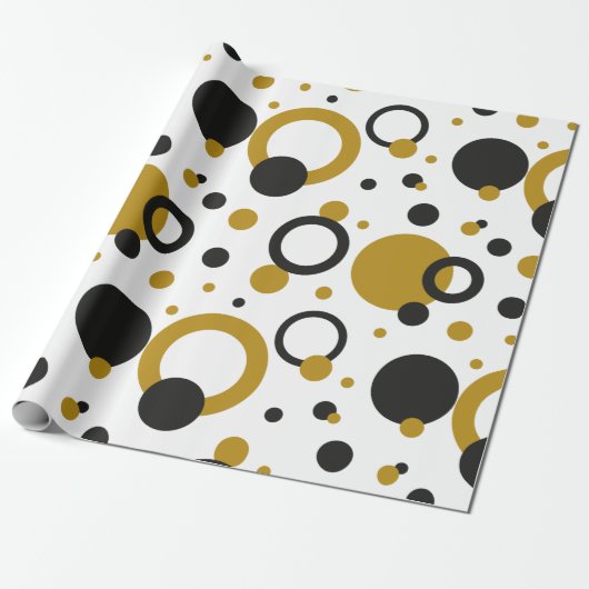 kerstpatroon cadeaupapier (Uitgerold)