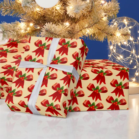 kerstpatroon cadeaupapier (Feestdagen)