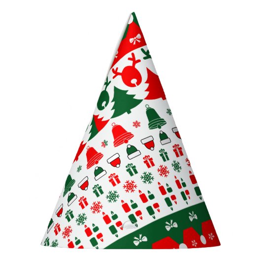 kerstpatroon feesthoedjes (Links)