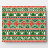 kerstpatroon fotoplaat (Voorkant)