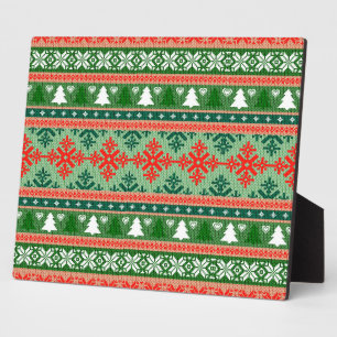 kerstpatroon fotoplaat