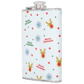 kerstpatroon heupfles (Links)