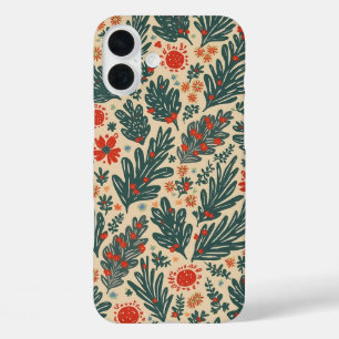 Kerstpatroon iPhone 16 hoesje