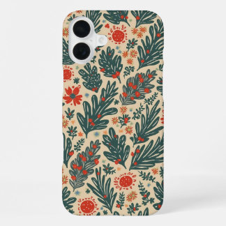 Kerstpatroon iPhone 16 hoesje iPhone 16 Plus Hoesje