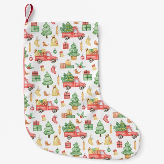  kerstpatroon kleine kerstsok (Voorkant)