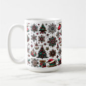 kerstpatroon koffiemok (Links)