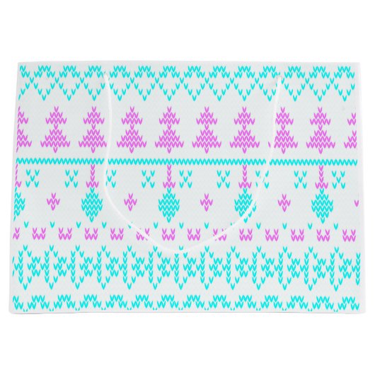 kerstpatroon large cadeautasje (Voorkant)