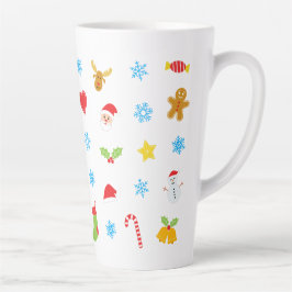 kerstpatroon latte mok