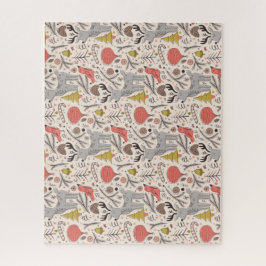 kerstpatroon legpuzzel