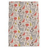 kerstpatroon medium cadeauzakje (Achterkant)